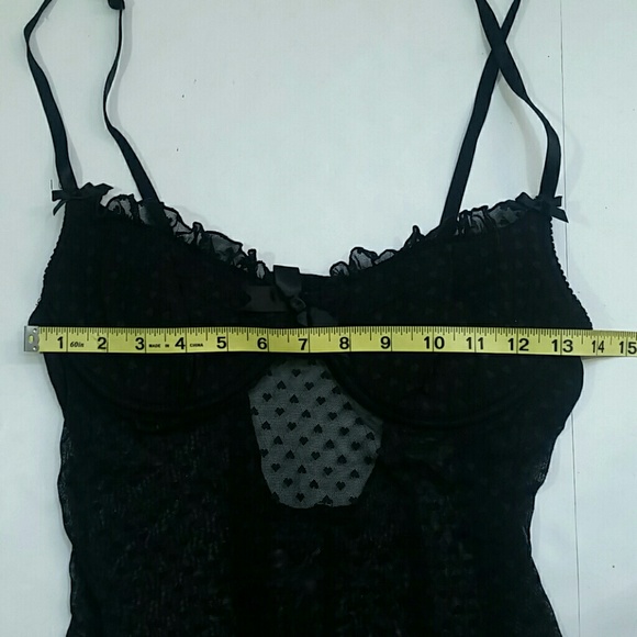 Victoria's Secret Lingerie Black Hearts - Picture 7 of 8